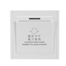 40A 180-250V Insert Card Switch Intellingent Wall Socket Power Switch