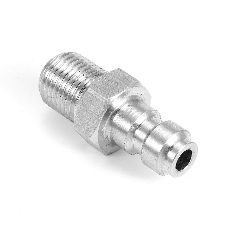 Paintball PCP Fill Nipple Adapter Stainless Steel 8mm Thread One Way Foster Connector 1/8'' BSPP