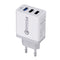 EU 30W QC 3.0 3 USB Ports Charger Power Adapter for Tablet Smartphone