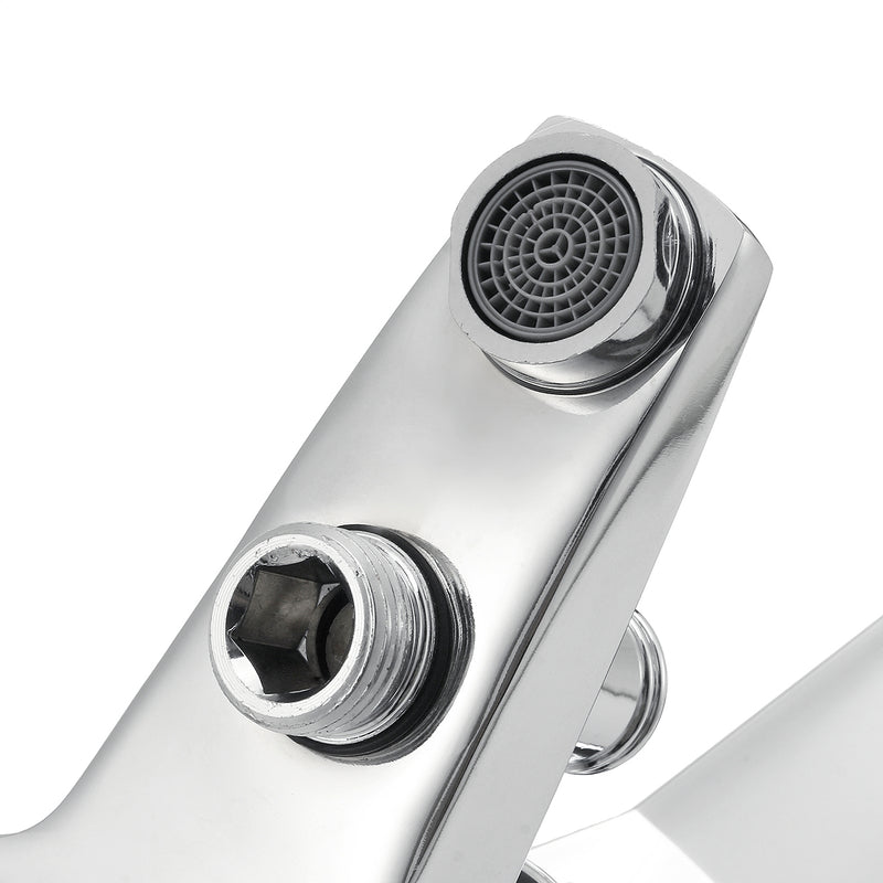 Bathroom Kitchen Tub Shower Faucet Wall Mount Faucet Valve Mixer Tap Shower Head