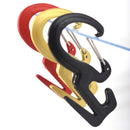 Xmund XD-TK3 Outdoor Hiking Climbing Durable 9-Shaped 25KG Bearing Carabiner with 2M Rope-Black/Red/Gold
