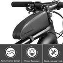 ROCKBROS Top Tube Front Beam Bag MTB Road Cycling Bag EVA Case Anti Pressure Shockproof Rainproof Bike Bag