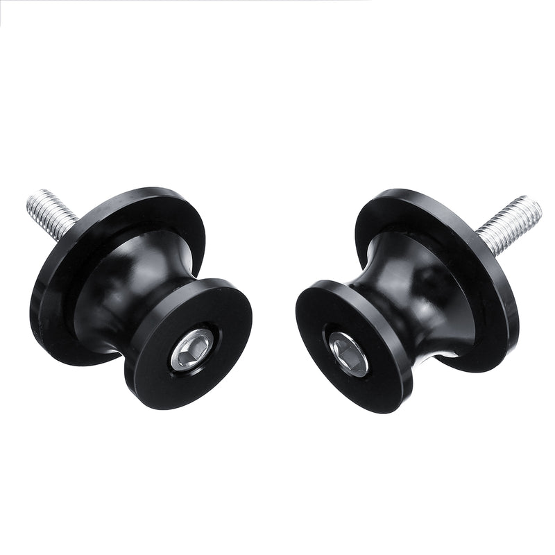 6MM M6x1.25mm Motorcycle Paddock Stand Bobbin Adapter Swing Arm Slider For Yamaha YZF R6 R1 98-11
