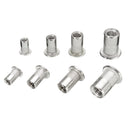 Suleve MXRN1 200Pcs Insert Rivet Nut 304 Stainless Steel Countersunk Head M3/M4/M5/M6