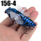 ZANLURE 1PSC 7.5cm Artificial Bait Fishing Lure Insect Rotating Wings Swimbait Fishing Hook