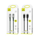USAMS U442 Zinc Alloy 5A Type-C to Type-C Data Cable for Samsung Xiaomi Huawei
