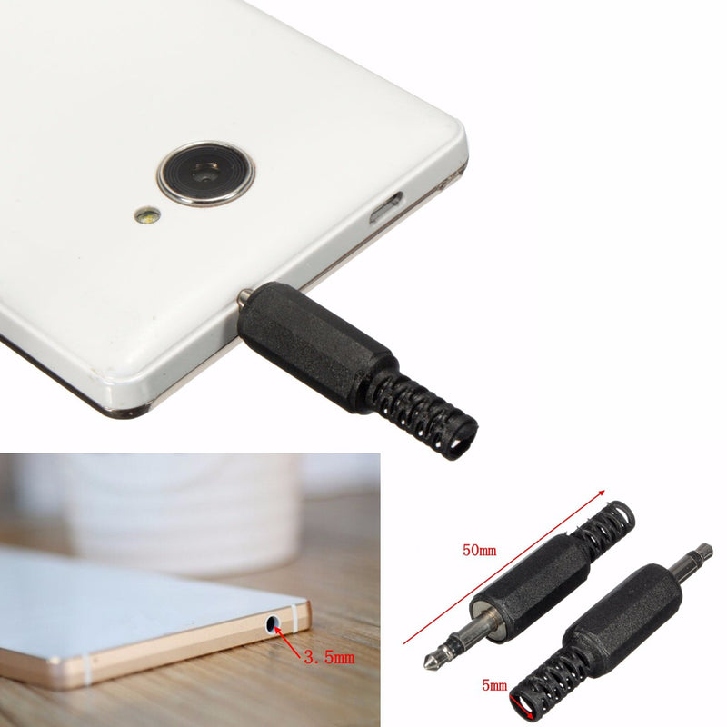 10pcs 3.5 mm Jack Audio Per Cuffie Spina Adattatore Connettori Plug Connectors