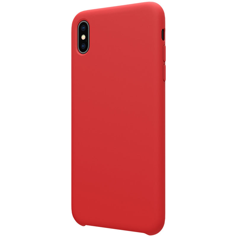 NILLKIN Soft Smooth Shockproof Liquid Silicone Rubber Back Cover Protective Case for iPhone XS