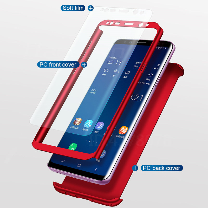 Bakeey 360 Full Body Protective Case+Soft HD Screen Protector For Samsung Galaxy S8