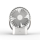 LyRay UB-05 USB Rechargeable Portable Mini Copper Mute Fan Desktop Office Fan with 2500mAh Capacity Battery