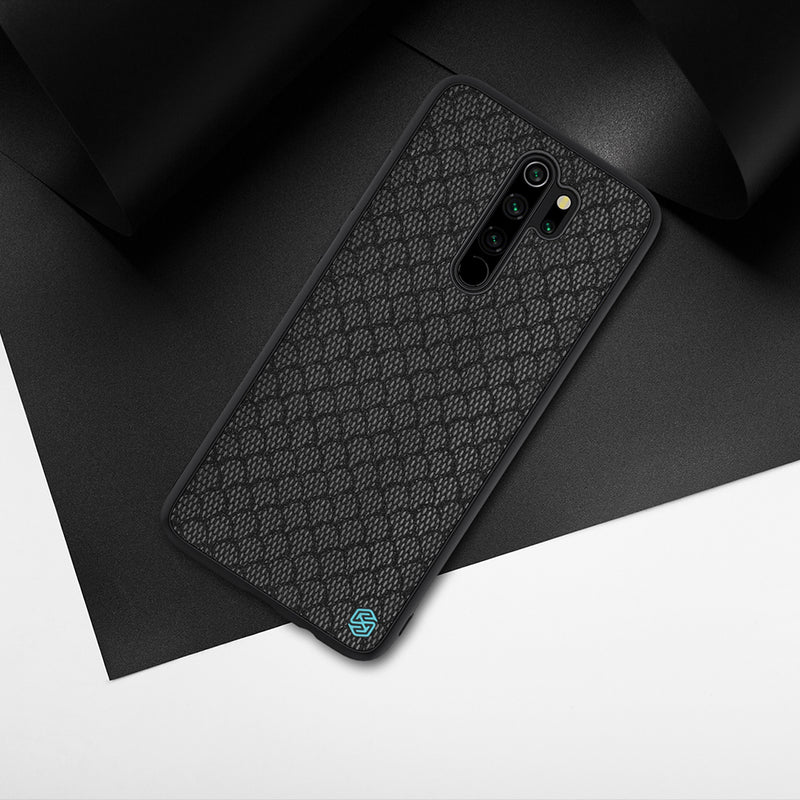 NILLKIN Reflective Slight Woven Polyester Mesh Anti-scratch Protective Case for Xiaomi Redmi Note 8 PRO