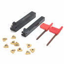SER1616H16 SER1212H16 Lathe Turning Tool Holder with 10pcs 16ER AG60 Carbide Inserts