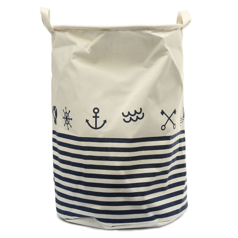 Linen Laundry Hamper Bag Washing Basket Clothes Storage Pouch Collection