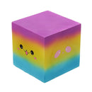 Huge Squishy Square Cake Rainbow Colour Kawaii Cute Soft Solw Rising Toy Cartoon Gift Collection