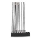 Broppe 8pcs T9-T40 150mm Magnetic Torx Screwdriver Bits 1/4 Inch Hex Shank