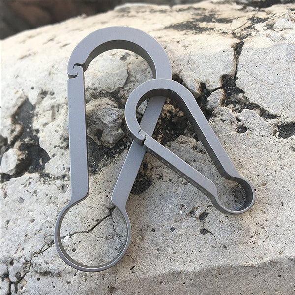 BANG TI H2 60mm Titanium Quick Release Keychain Belt Loop Hook Key Clip
