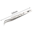 RJX Straight 45 Curved  Stainless Steel Pincer Tweezer Repairing Tool With Cooling Hole  For RC Models