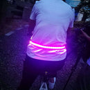 XANES WL02 LED Colorful Waist Belt Band Running Xiaomi Electric Scooter Motorcycle E-bike Bike Bicyc