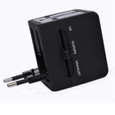 YICHEN TR-148 Universal International Power Plug USB 2.1A Adapter Wall AC Adapter Worldwide Travel Power Plug Conversion Socket Dual USB Adapter