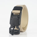AWMN 25W 125cm Nylon Tactical Belt Outdoor Leisure Waist Belts with Funch Free Buckle Magnet Buckle