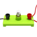 Electric Circuit Kit Bulb Switch Conductive Line Kid School Educational Science Toy DIY Montessori
