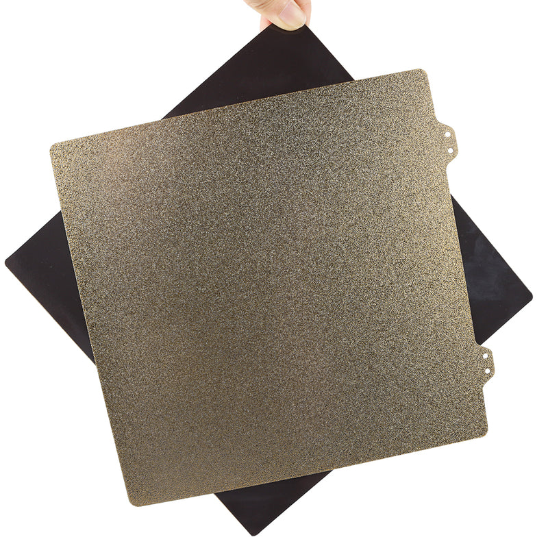 220x220mm Magnetic Sticker B Surface with Golden Double Texture PEI Powder Steel Plate for 3D Printer