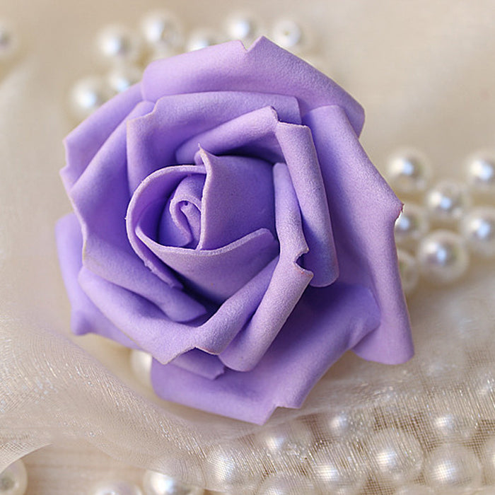 50pcs 7.5cm Artificial Simulation Foam Rose Bouquet Flower Ball Wedding Party Home Decoration