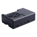 Black/Transparent E-Type ABS Case for Raspberry Pi 4B