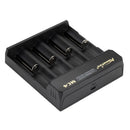 Alonefire 3.7V 4 Slot Universal Intelligent Battery Charger with short circuit protection For Li-ion Battery 18650 26650 14500