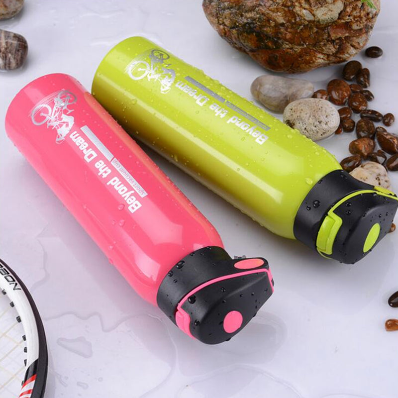 Portable 304 Stainless Steel 500ML Drink Water Bottle Insulated With Straw Water Bottle