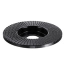 Drillpro Black 100x16/110x22mm Plane Wood Carving Disc Tungsten Carbide Shaping Disc Angle Grinding Wheel Sanding Carving Rotary Tool Abrasive Disc for Angle Grinder