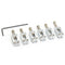 Guitar Bass Callaham Strat Bridge Saddles Set for Fender Vintage Stratocaster Mexican
