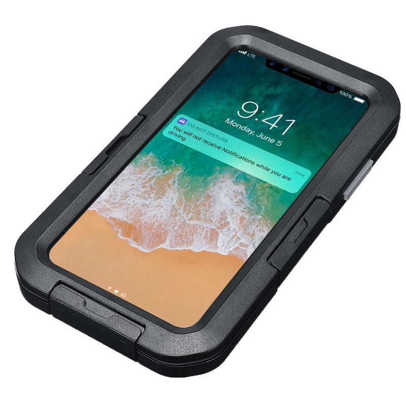 IPX8 Underwater Waterproof Case Motorcycle Bicycle Phone Holder For iPhone XS Max