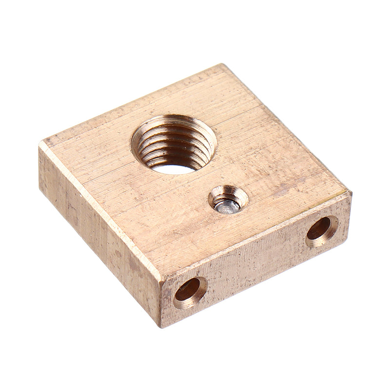 UM3 M6*0.75 Thread Brass Copper Heating Block 4mm for 3D Printer