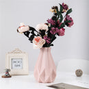Origami Plastic Vase Imitation Ceramic Plastic Flower Pot Home Decoration