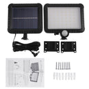 56 LED 50W Solar Street Light PIR Motion Sensor Security Lamp Outdoor Garden