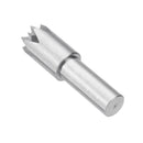 Drillpro 6mm Shank Stainless Steel Plum Blossom Thimble Drill Bit Dead Center for Mini Lathe Machine