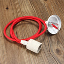 E27 Ceramic Ceiling Pendant Bulb Lamp Holder Light Socket Hanging Fixture AC110-240V