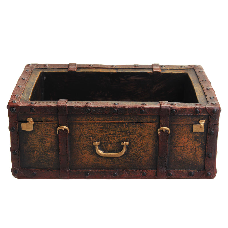 Garden Resin Suitcase Flower Pot Mini Succulents Planter DIY Flowers Green Plants Decorations