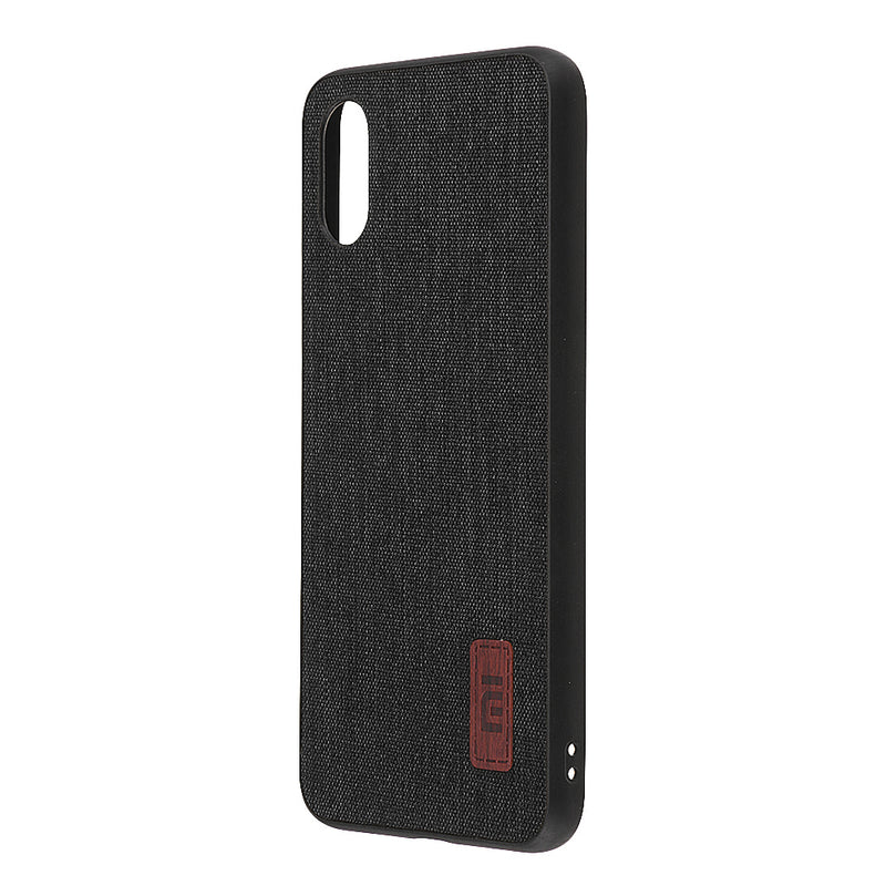 Bakeey Luxury Fabric Splice Soft Silicone Edge Shockproof Protective Case For Xiaomi Mi8 Pro / Xiaomi Mi8 Explorer Edition