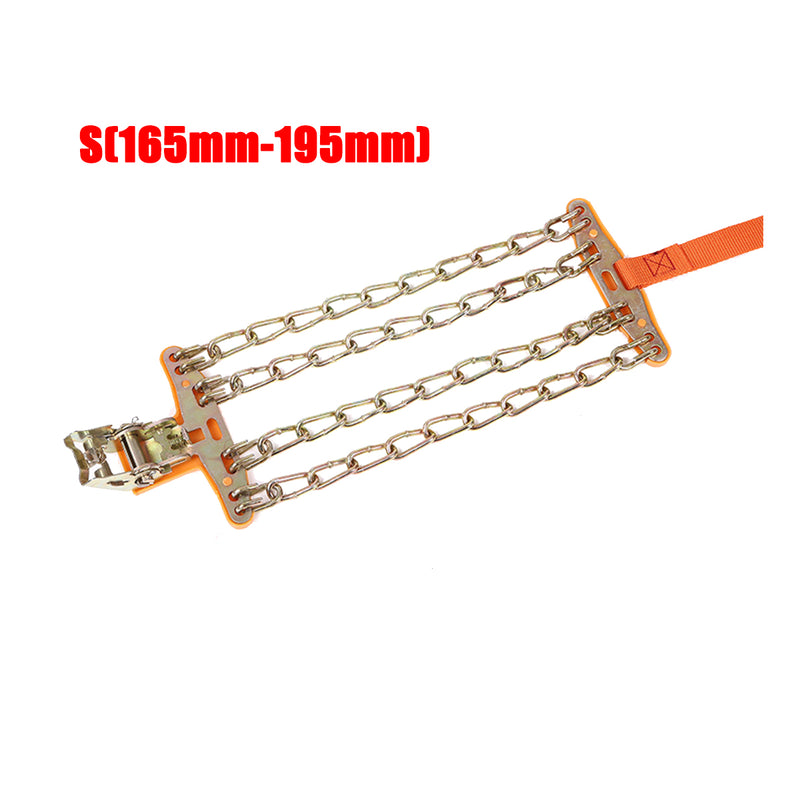 Steel Car Anti-skid Emergency Snow Mud Road Tyre Chains Belt Car Snow Chain