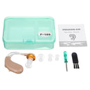 F-189 Mini Portable Hearing Aid Sound Voice Amplifier Behind Ear Enhancement Ear Hearing Aid