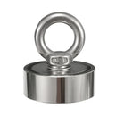 48/60/67/75mm 80-400KG Neodymium Recovery Magnet Double Ring Hook Hunting Fishing Magnet with 10M Rope