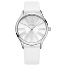 MINI FOCUS 0259L Casual Style Shining Women Wrist Watch Genuine Leather Strap Quartz Watch