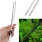Stainless Steel Aquarium Straight Tweezer Aquatic Shrimp Reef Plant Grass Straight/Curved Tweezr