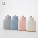 Silicone Hot Water Bottle Microwave Heating Water Bag Ice Pack Silicone Portable Hand Warmer