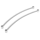 Pair Rear Fender Rail Support Bracket Mount Holder For Harley Cruiser Cafe Bobber