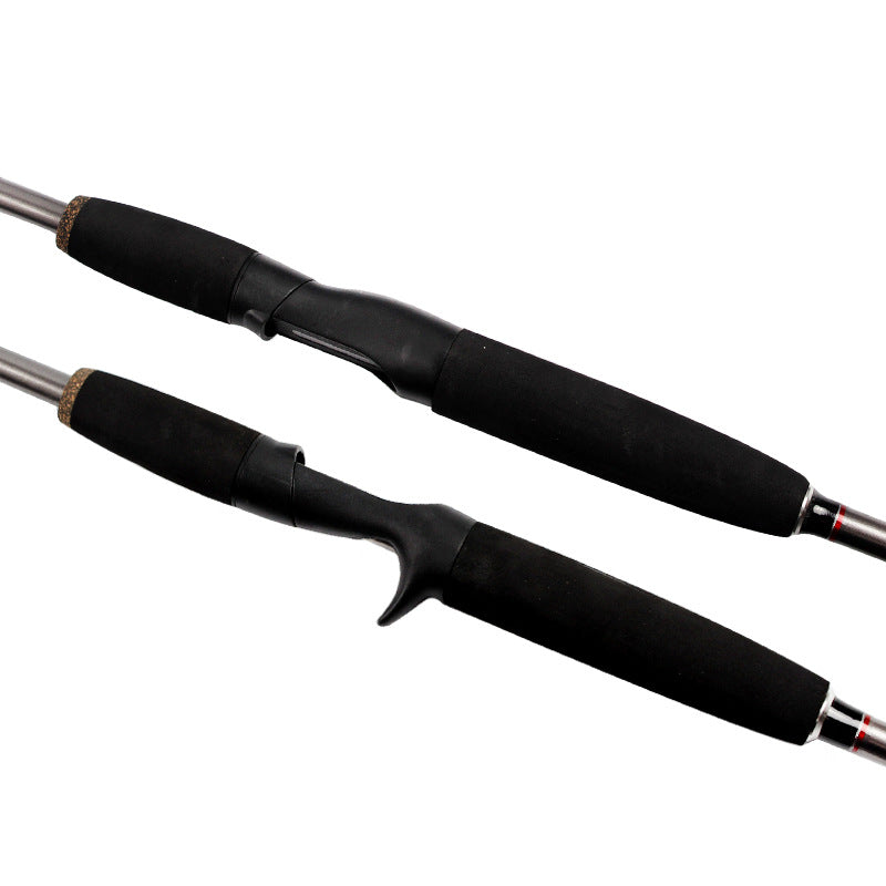 ZANLURE 1.8m 2.1M 2 Segments Fishing Rod Glass Steel Spinning Casting Fishing Pole