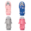 Winter Skiing Cartoon Snow Waterproof Windproof Warm Children Gloves