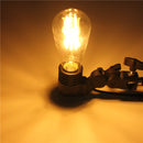 E27 ST64 8W Warm White Non-Dimmable COB LED Filament Retro Edison Bulbs 220V